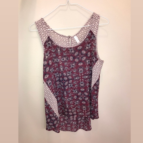 Patterned thin Tank Top - Picture 1 of 3